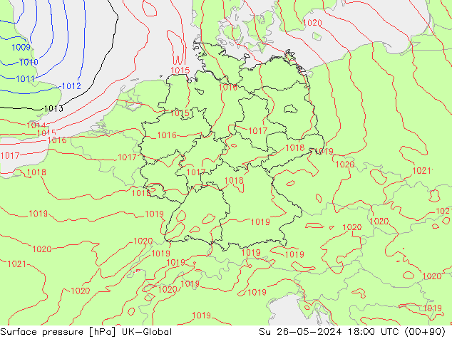 ciśnienie UK-Global nie. 26.05.2024 18 UTC