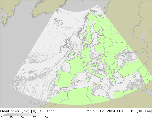 облака (низкий) UK-Global ср 29.05.2024 00 UTC