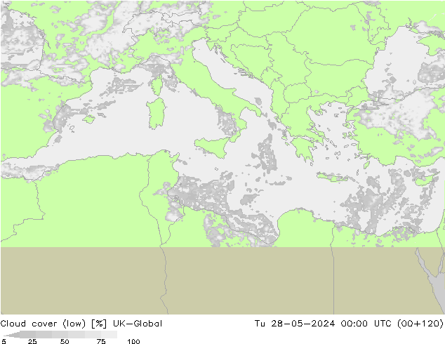 Nubi basse UK-Global mar 28.05.2024 00 UTC