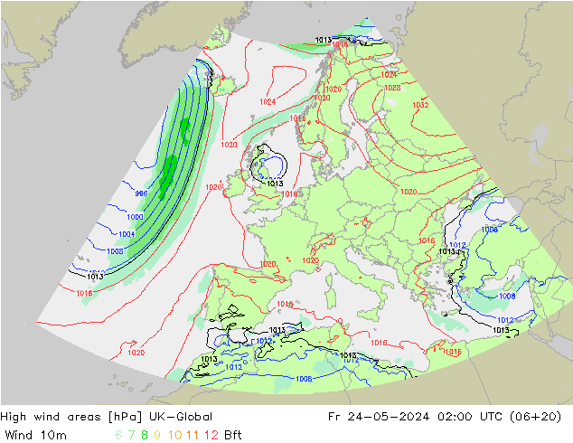 High wind areas UK-Global 星期五 24.05.2024 02 UTC