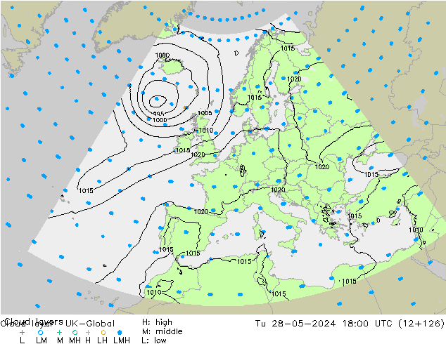 Cloud layer UK-Global Tu 28.05.2024 18 UTC