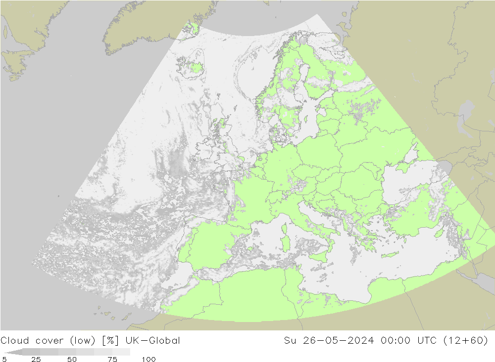 nízká oblaka UK-Global Ne 26.05.2024 00 UTC