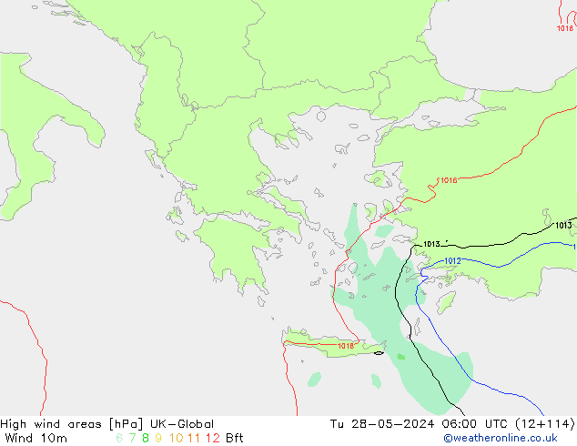 High wind areas UK-Global Tu 28.05.2024 06 UTC