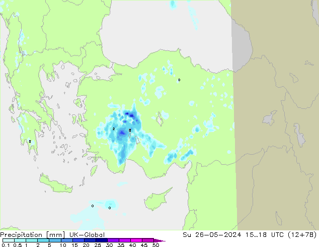 осадки UK-Global Вс 26.05.2024 18 UTC