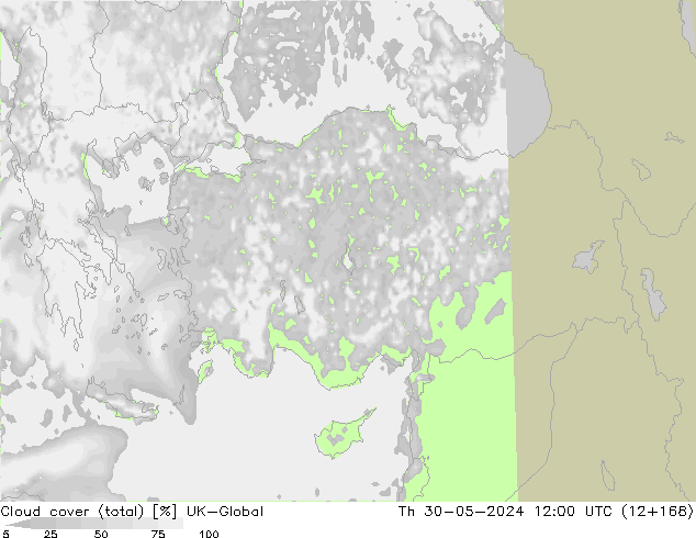 nuvens (total) UK-Global Qui 30.05.2024 12 UTC