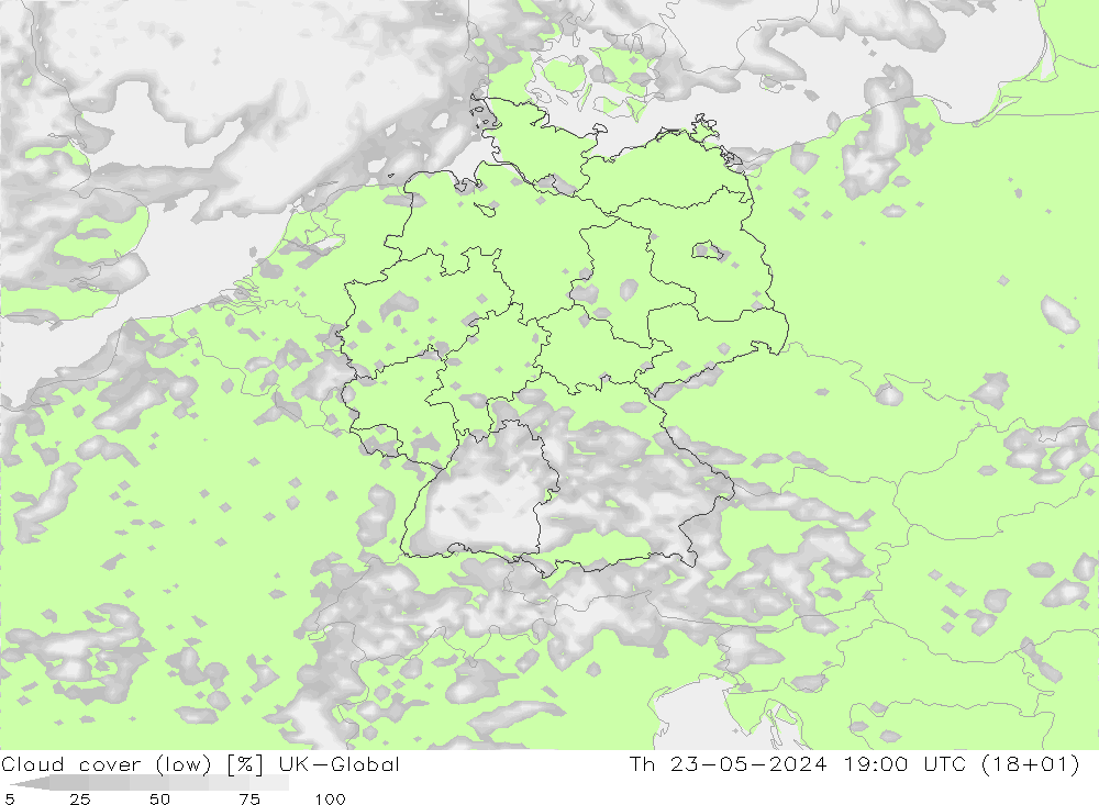 云 (低) UK-Global 星期四 23.05.2024 19 UTC