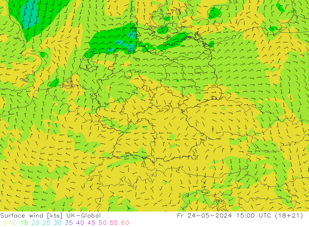 Bodenwind UK-Global Fr 24.05.2024 15 UTC