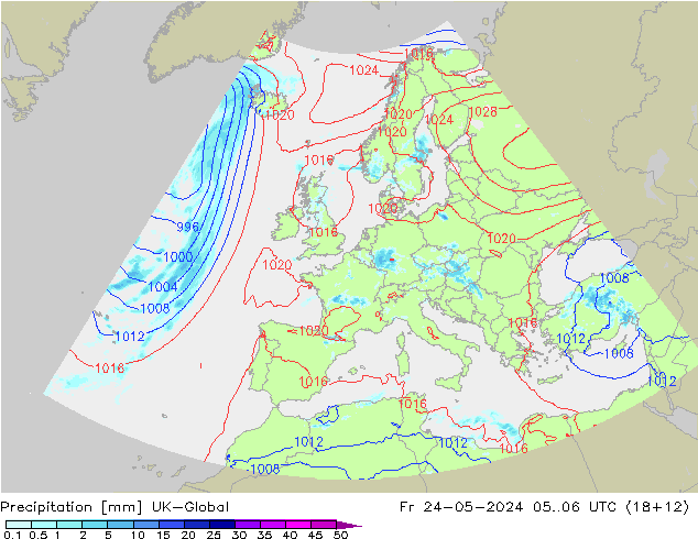 осадки UK-Global пт 24.05.2024 06 UTC