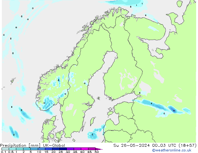 precipitação UK-Global Dom 26.05.2024 03 UTC