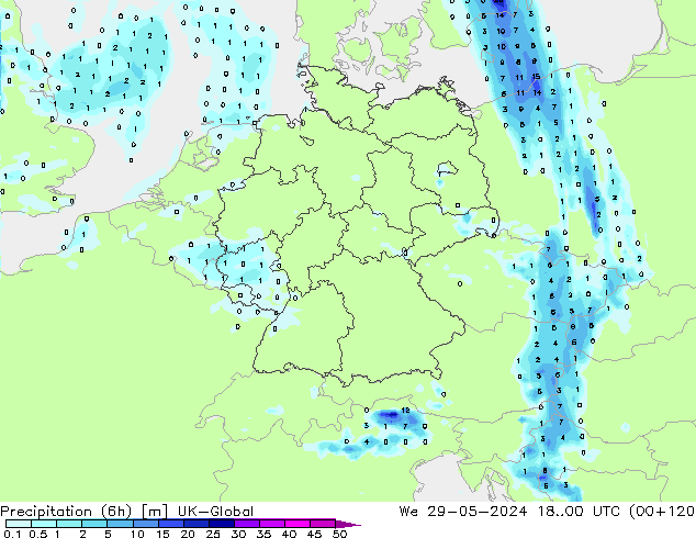 Nied. akkumuliert (6Std) UK-Global Mi 29.05.2024 00 UTC