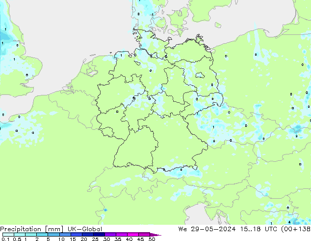 Srážky UK-Global St 29.05.2024 18 UTC