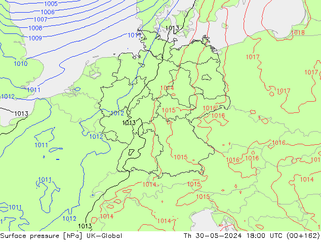 ciśnienie UK-Global czw. 30.05.2024 18 UTC