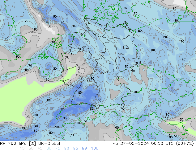 RV 700 hPa UK-Global ma 27.05.2024 00 UTC