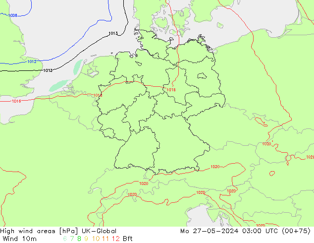 High wind areas UK-Global lun 27.05.2024 03 UTC