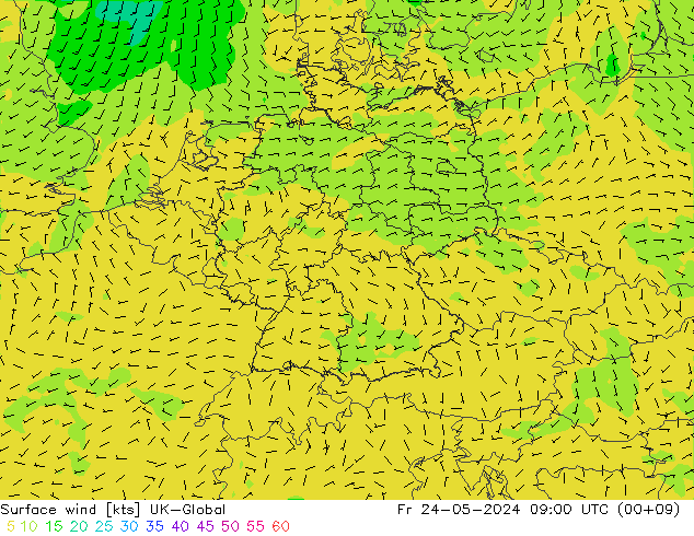 Bodenwind UK-Global Fr 24.05.2024 09 UTC