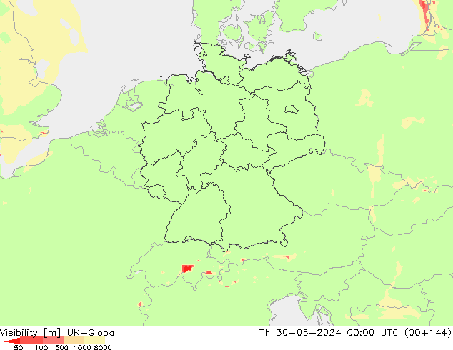 Dohlednost UK-Global Čt 30.05.2024 00 UTC