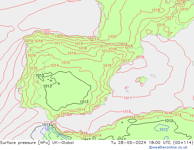 ciśnienie UK-Global wto. 28.05.2024 18 UTC