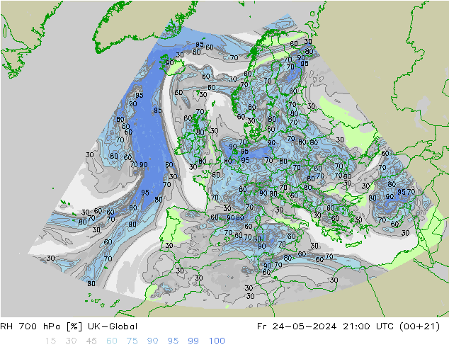 RV 700 hPa UK-Global vr 24.05.2024 21 UTC