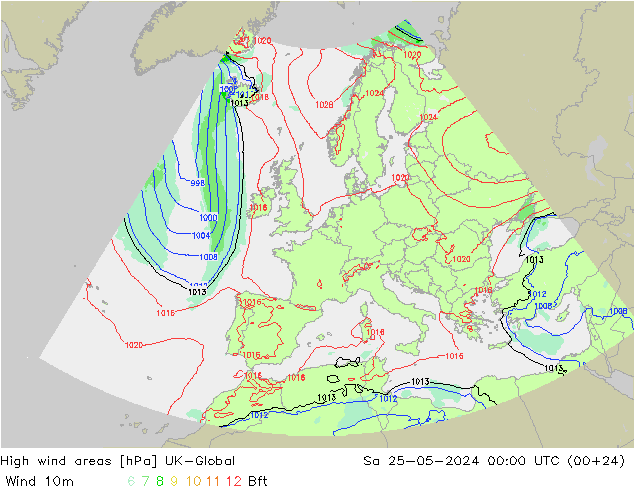 yüksek rüzgarlı alanlar UK-Global Cts 25.05.2024 00 UTC