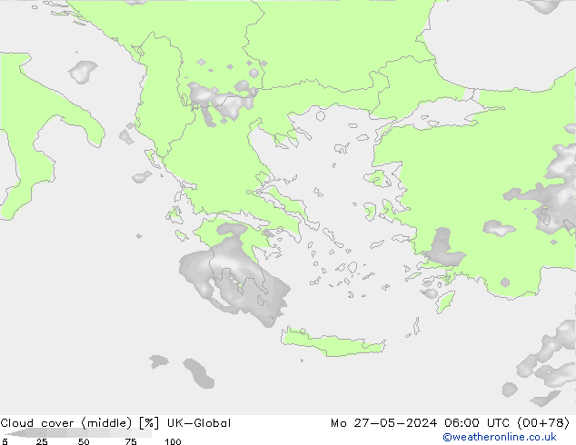 Bewolking (Middelb.) UK-Global ma 27.05.2024 06 UTC