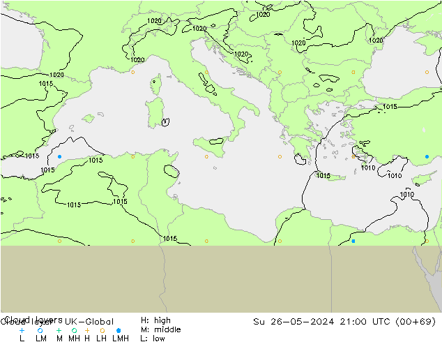 Cloud layer UK-Global Вс 26.05.2024 21 UTC