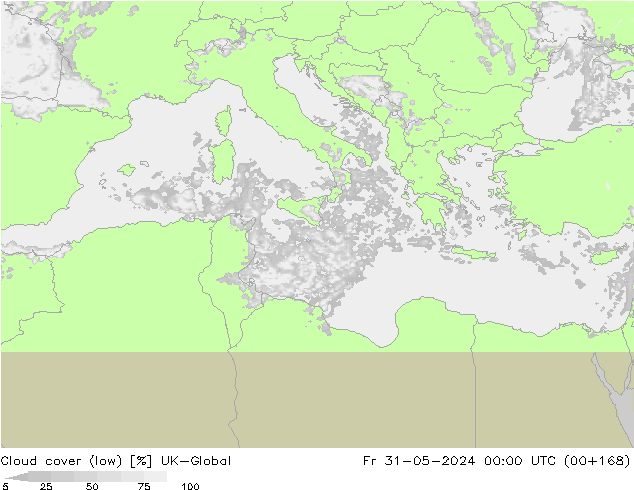 zachmurzenie (niskie) UK-Global pt. 31.05.2024 00 UTC