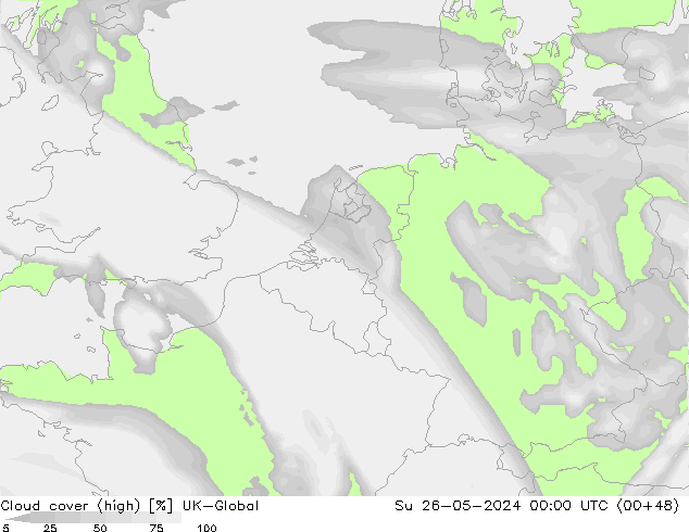 vysoký oblak UK-Global Ne 26.05.2024 00 UTC