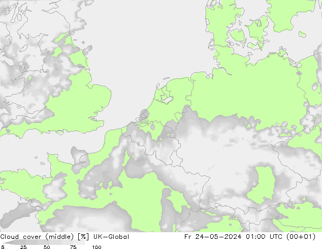 Wolken (mittel) UK-Global Fr 24.05.2024 01 UTC