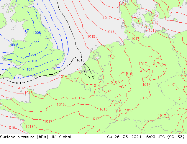 pressão do solo UK-Global Dom 26.05.2024 15 UTC