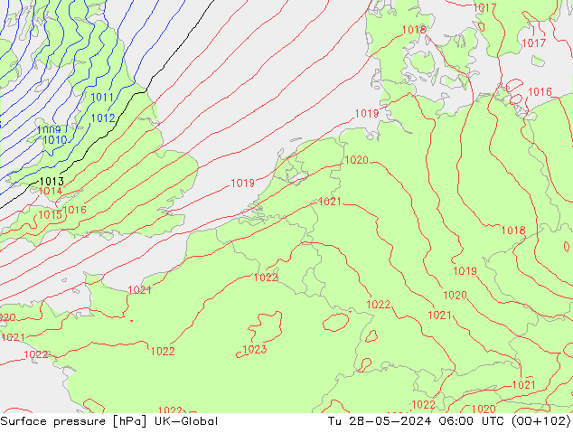 pressão do solo UK-Global Ter 28.05.2024 06 UTC