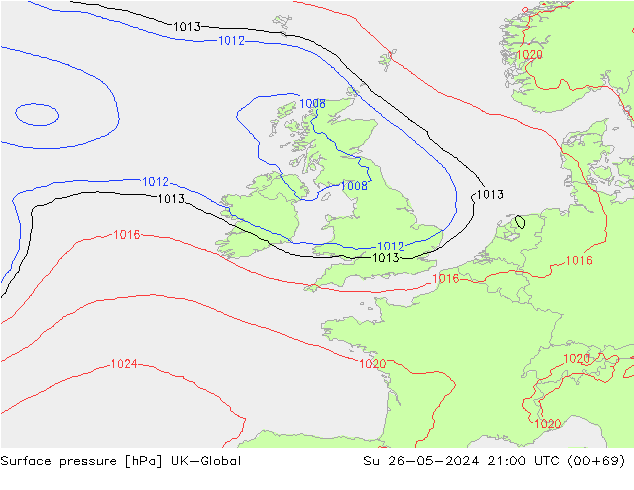pressão do solo UK-Global Dom 26.05.2024 21 UTC