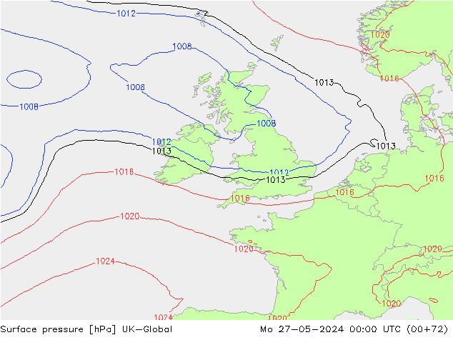 Luchtdruk (Grond) UK-Global ma 27.05.2024 00 UTC