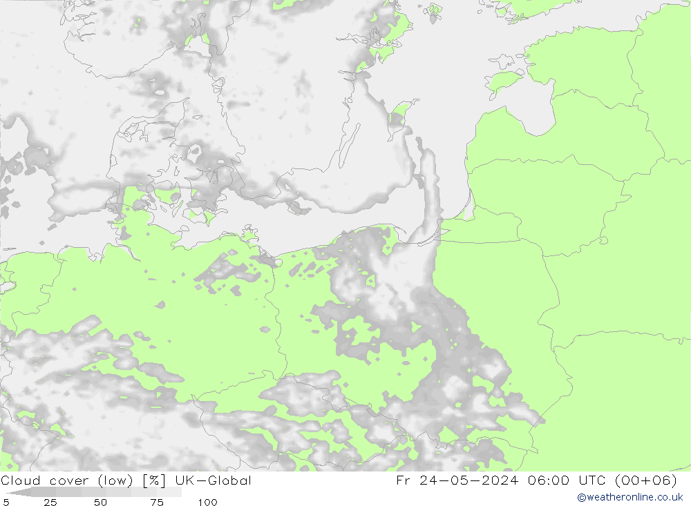 zachmurzenie (niskie) UK-Global pt. 24.05.2024 06 UTC