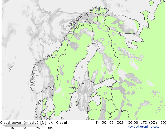 Nuages (moyen) UK-Global jeu 30.05.2024 06 UTC