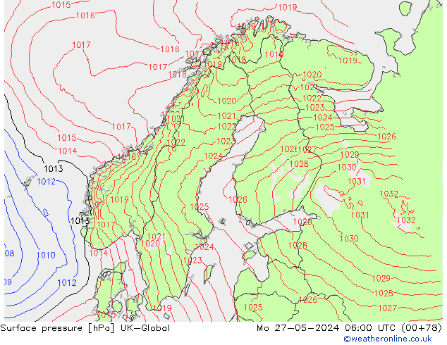 ciśnienie UK-Global pon. 27.05.2024 06 UTC