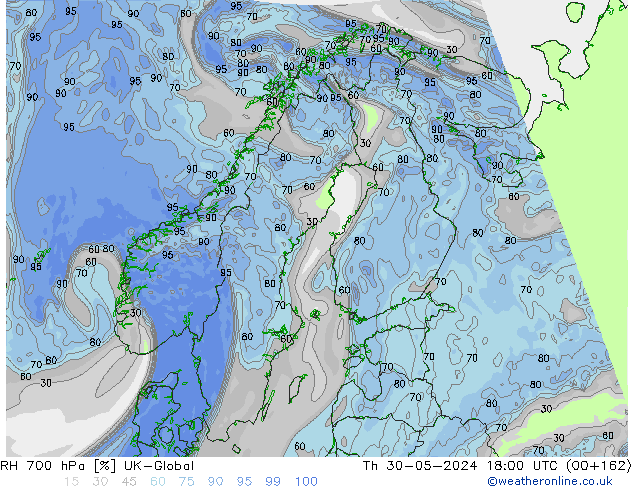 700 hPa Nispi Nem UK-Global Per 30.05.2024 18 UTC