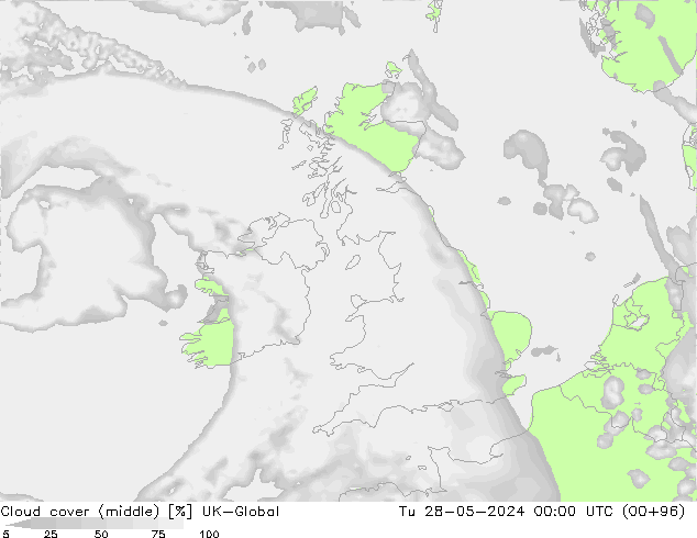 oblačnosti uprostřed UK-Global Út 28.05.2024 00 UTC