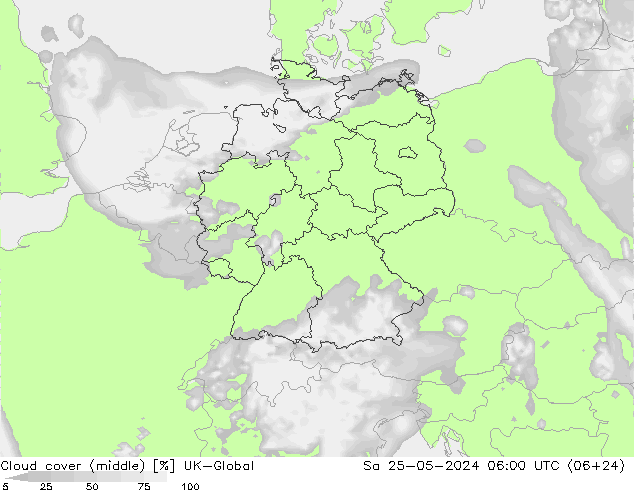 Cloud cover (middle) UK-Global Sa 25.05.2024 06 UTC