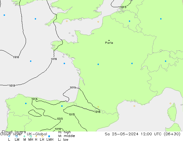 Cloud layer UK-Global sam 25.05.2024 12 UTC