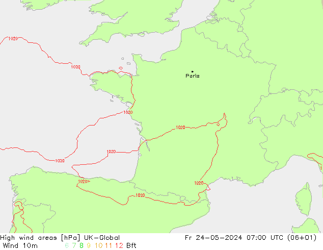 High wind areas UK-Global ven 24.05.2024 07 UTC