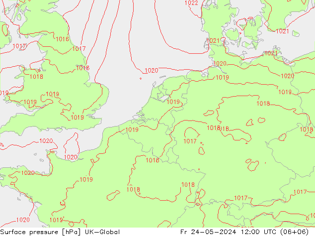 Yer basıncı UK-Global Cu 24.05.2024 12 UTC