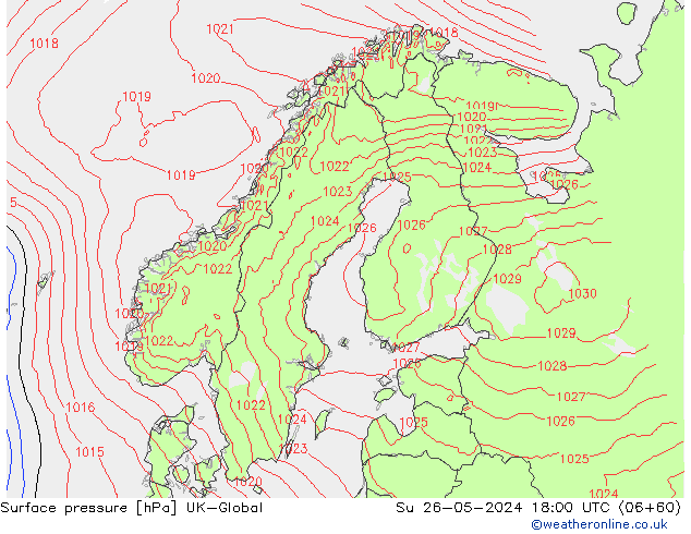 Bodendruck UK-Global So 26.05.2024 18 UTC