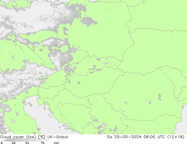 nízká oblaka UK-Global So 25.05.2024 06 UTC