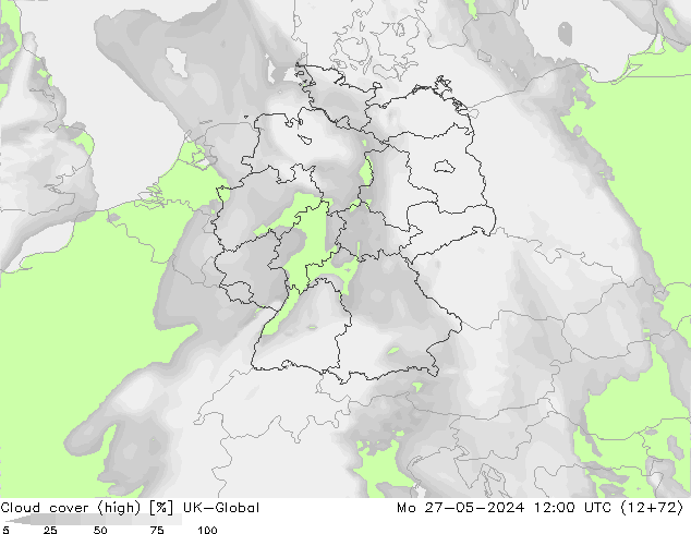 vysoký oblak UK-Global Po 27.05.2024 12 UTC