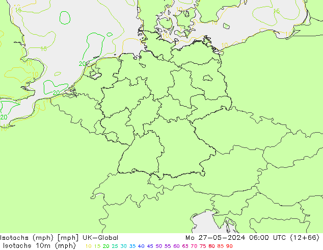 Isotaca (mph) UK-Global lun 27.05.2024 06 UTC