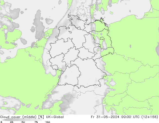 Nubes medias UK-Global vie 31.05.2024 00 UTC