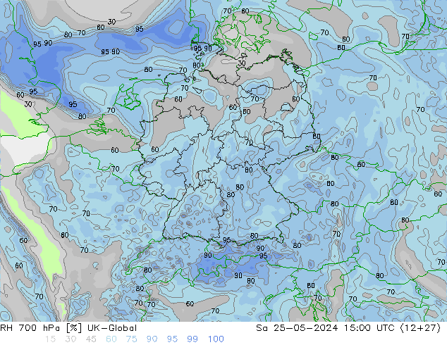 700 hPa Nispi Nem UK-Global Cts 25.05.2024 15 UTC