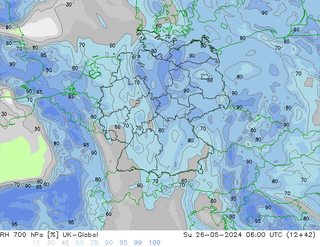 700 hPa Nispi Nem UK-Global Paz 26.05.2024 06 UTC