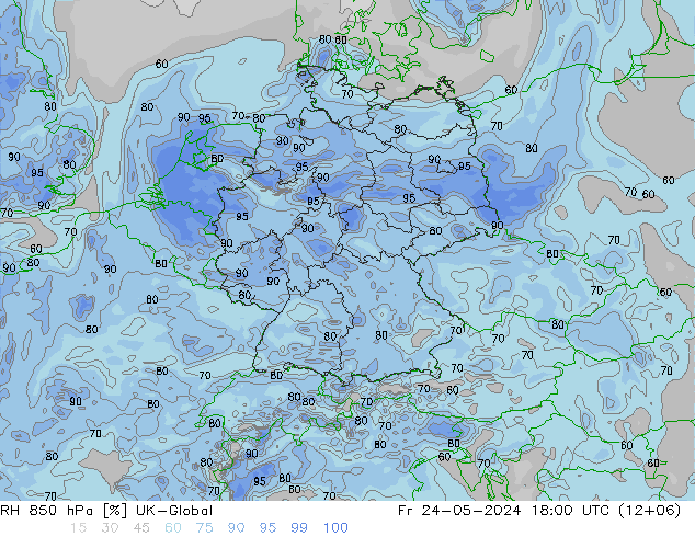 RV 850 hPa UK-Global vr 24.05.2024 18 UTC