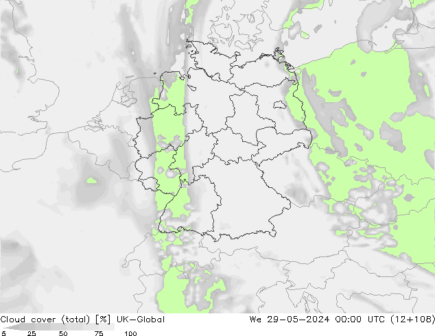 nuvens (total) UK-Global Qua 29.05.2024 00 UTC